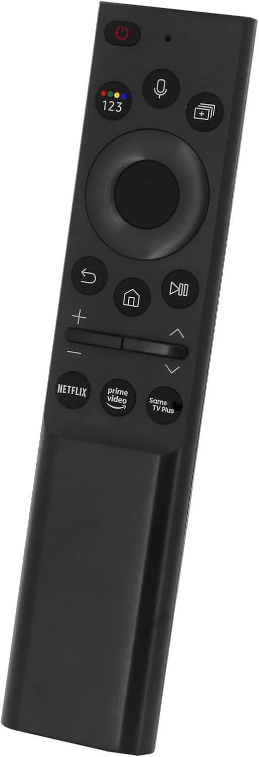 ریموت کنترل صوتی یونیورسال BN59-01357B / BN59-01357A با قابلیت شارژ خورشیدی سازگار با تلویزیون های هوشمند سامسونگ Neo led Smart 4k Ultra HD - مدل های 2021/2022