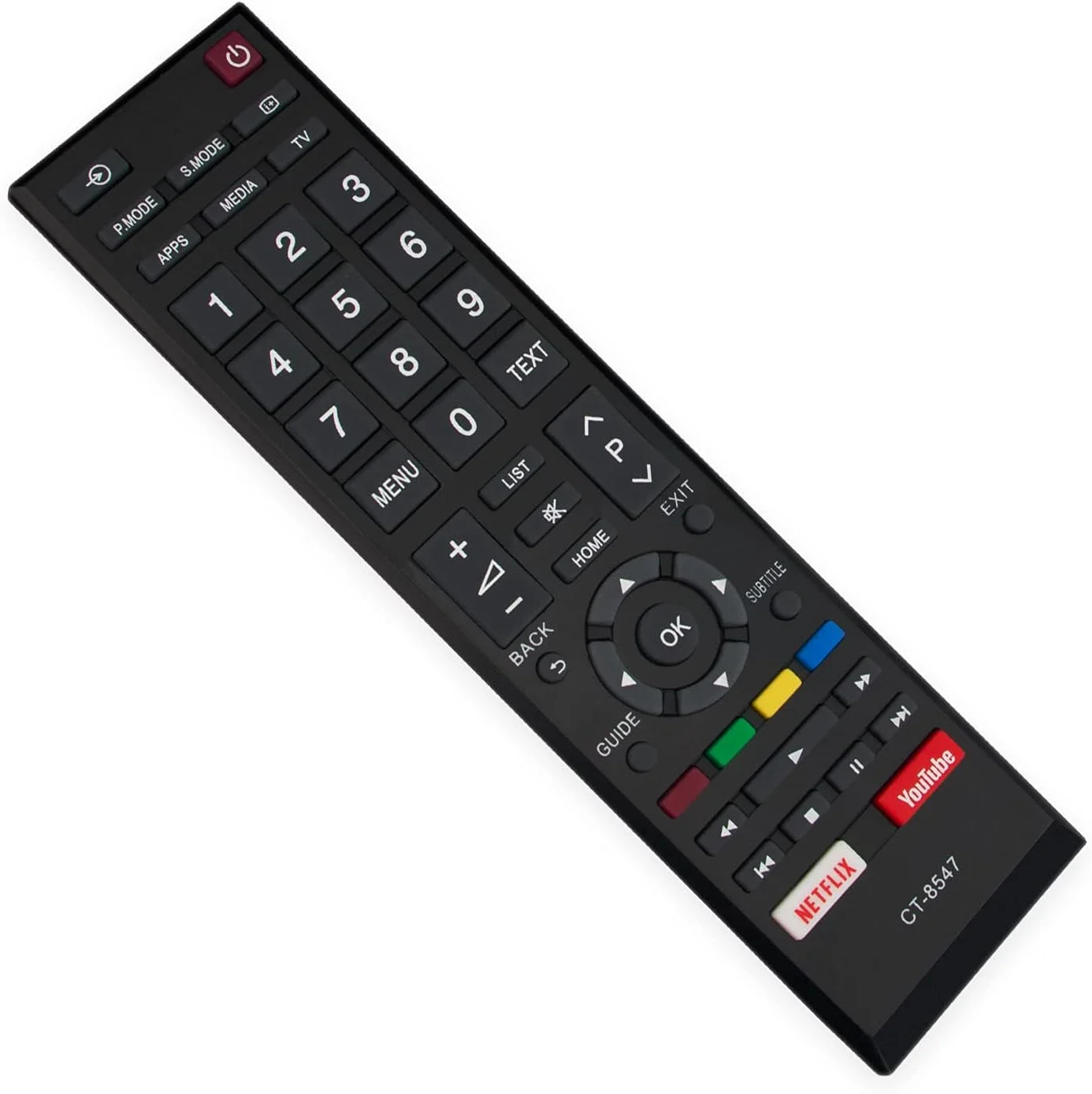 ریموت کنترل Allimity CT-8547 مناسب برای تلویزیون ال سی دی توشیبا مدل های 55U5965 43U5865 65U5965 50U5865 32L5865 43L5865 43U5069EA 55U5069EV 55U5069EA 58U5069EE 58U5069EV 58U5069EA