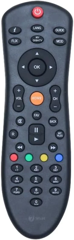 ریموت کنترل جایگزین سازگار با دیش تی وی 7SEVEN® برای تمام دستگاه های SD/HD DTH با قابلیت ضبط