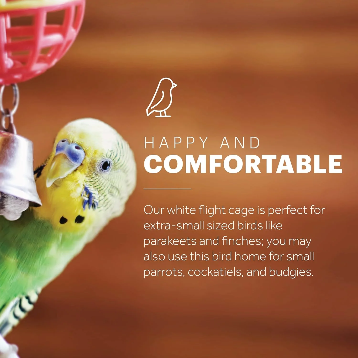 قفس پرواز پرندگان Prevue Pet Products، قفس فلزی فولادی برای پرندگان، قفس چند پرنده قابل انباشت برای پرندگان، قفس خانگی برای طوطی های کوچک، فنچ ها و غیره، سفید