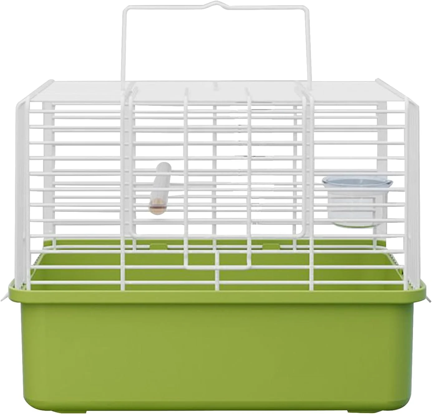 قفس پرنده طوطی مانور با دسته برای خانه یا مسافرت، خانه پرندگان جداشدنی، قفس مسافرتی برای حیوانات کوچک 30x23x20 سانتی متر