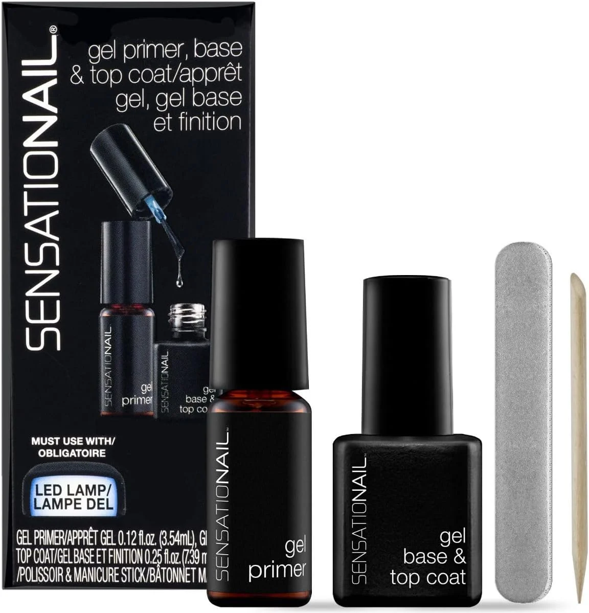 کیت پرایمر ژل، بیس ژل و تاپ کت مجدد SENSATIONAIL کیت پرایمر ژل، بیس ژل و تاپ کت مجدد SENSATIONAIL