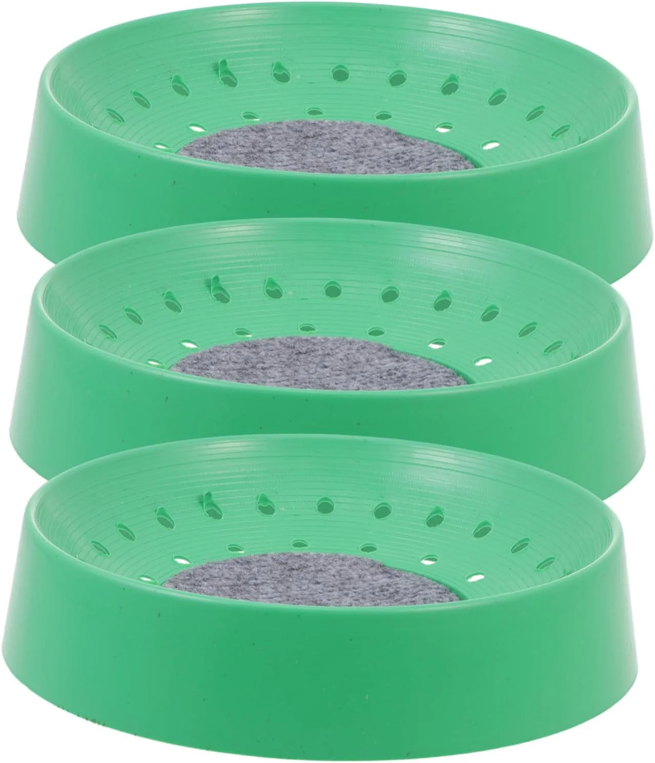 ORFOFE 3 عدد لانه پرورش کبوتر، لانه تخم گذاری پلاستیکی پرنده، کاسه های لانه سازی بادوام برای خانه پرورش پرنده، لوازم حیوانات خانگی