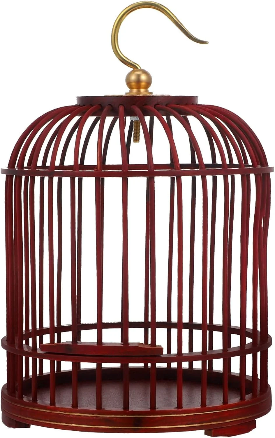 قفس پرنده برای حیوانات خانگی کوچک، قفس آویز چند منظوره با طراحی گنبدی و سگک برای جیرجیرک ها، همسترها و پرندگان کوچک، مناسب برای استفاده تزئینی در فضای باز