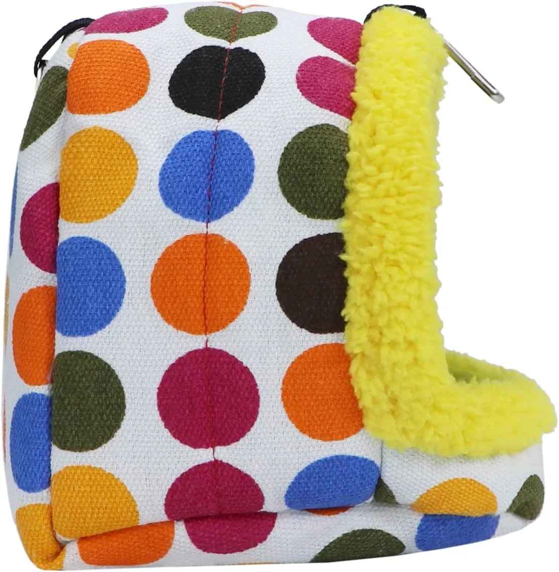 تخت آویز پرنده Litewoo، لانه گرم زمستانی، خانه لانه ای برای طوطی، اسباب بازی مخملی برای کانور، مرغ عشق، باجی، مرغ مینا، لوازم جانبی قفس عروس هلندی (متوسط)