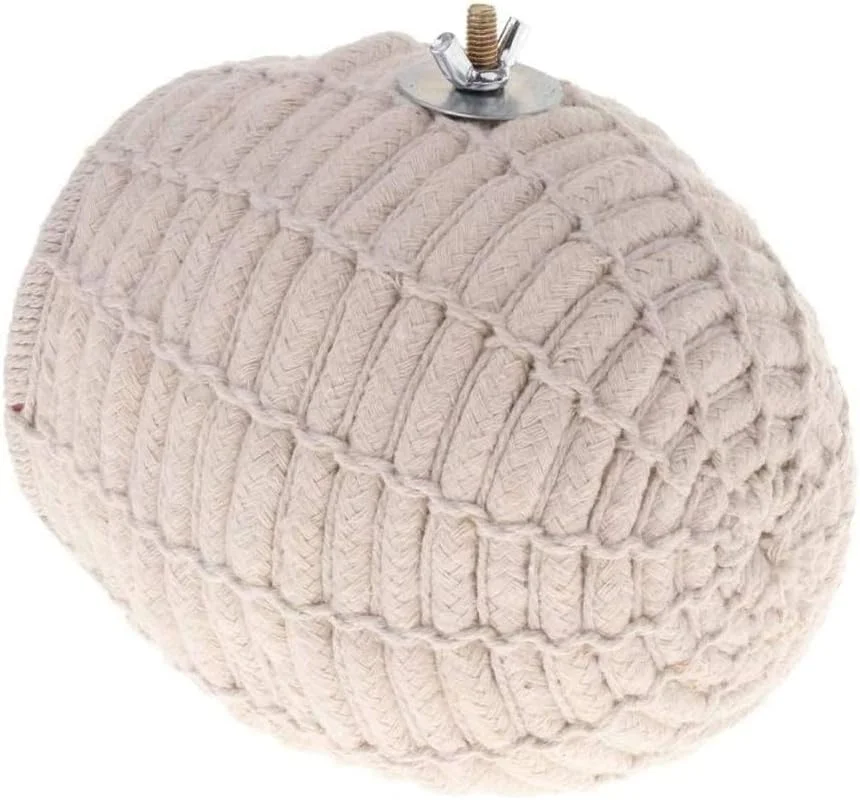 آویز پرنده Joyzzz، لانه پنبه ای بافته شده با دست با مهره پیچی ایمن، قفس پرنده طناب کتان طبیعی برای طوطی ها و پرندگان کوچک، پناهگاه دنج برای پرورش و استراحت