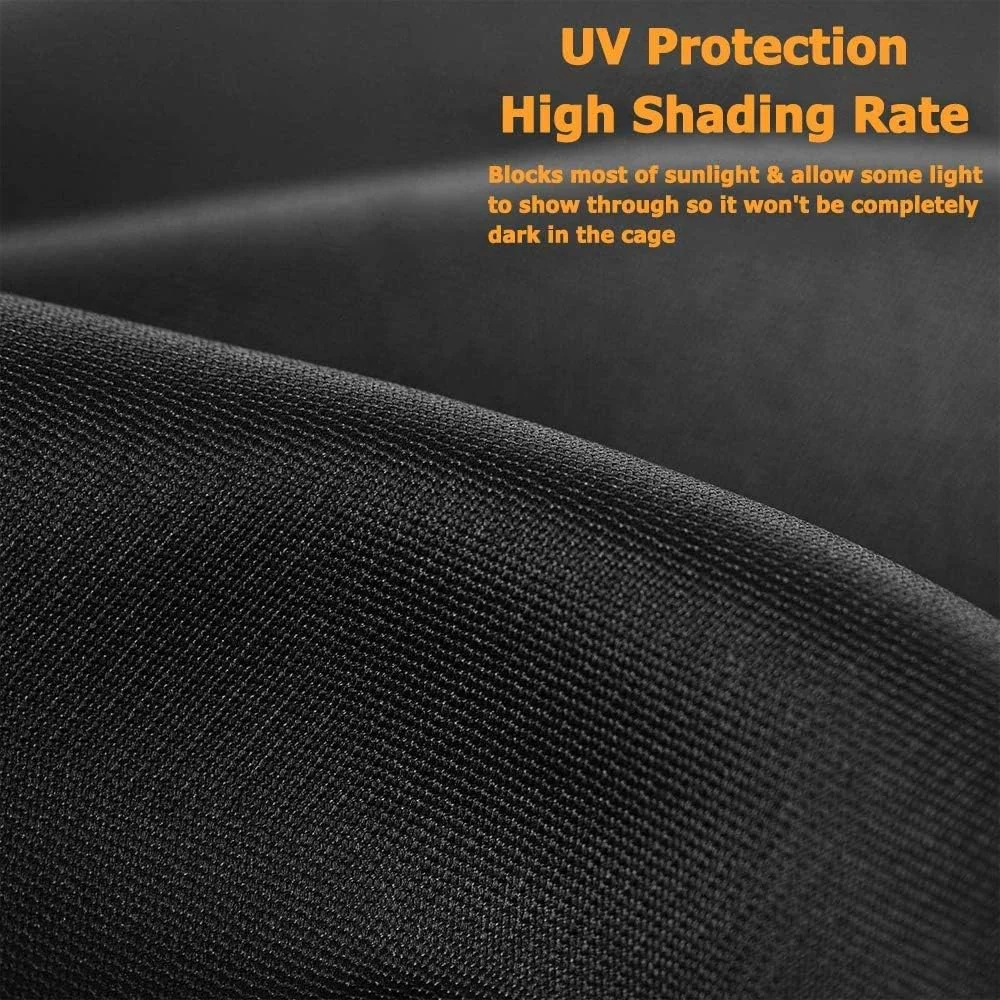 روکش قفس پرنده یونیورسال IE Pet Products، روکش قفس طوطی پرنده خیلی بزرگ، روکش قفس پرنده شب بخیر، بزرگ، مشکی
