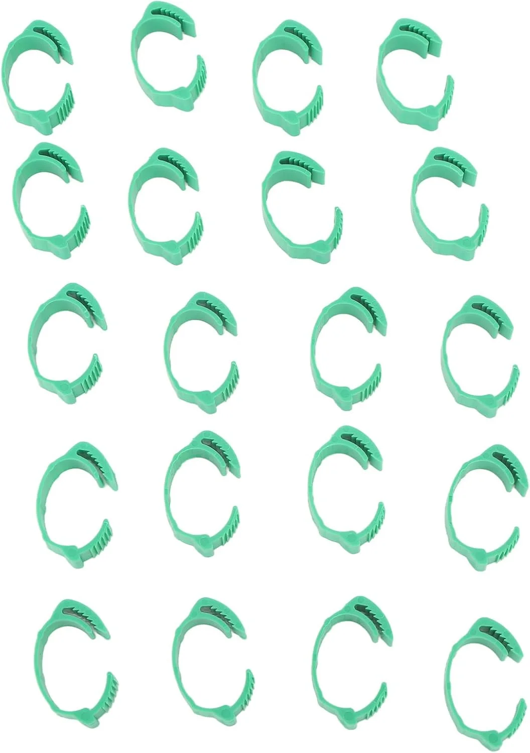 هافی 100 عدد نوار شناسایی پا برای مرغ، گیره/نگهدارنده قابل تنظیم روی نوارهای اردک، برای پرندگان، اردک ها و مرغ ها، گیره/نگهدارنده حلقه ای شماره دار