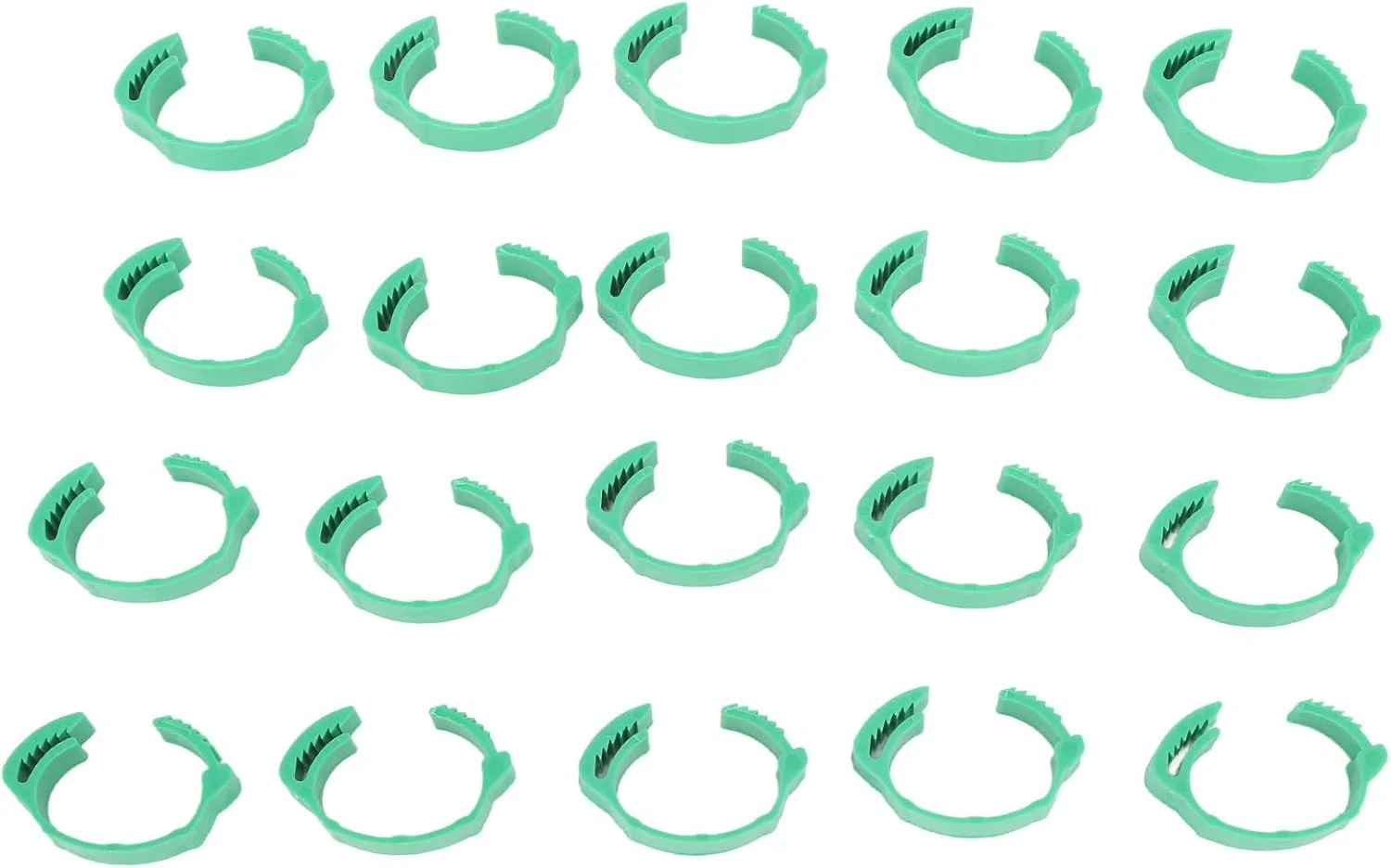 هافی 100 عدد نوار شناسایی پا برای مرغ، گیره/نگهدارنده قابل تنظیم روی نوارهای اردک، برای پرندگان، اردک ها و مرغ ها، گیره/نگهدارنده حلقه ای شماره دار