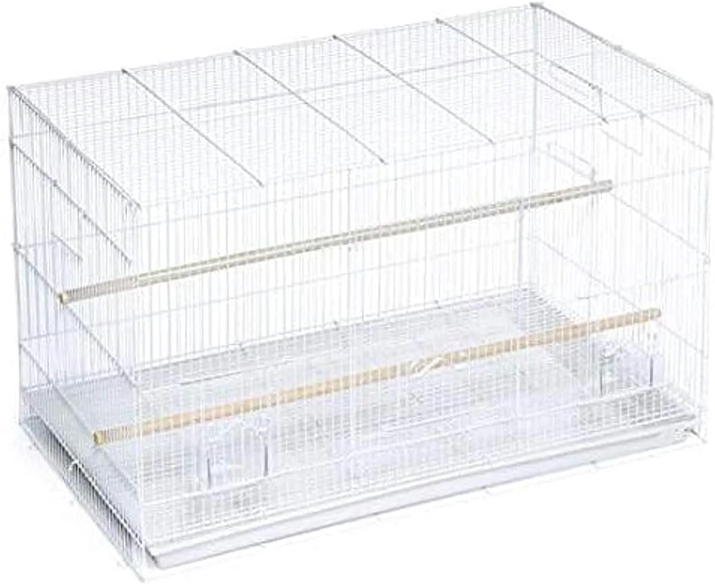 قفس پرنده فلزی تاشو ۲۴ در ۱۶ اینچ کارخانه ای اصلی