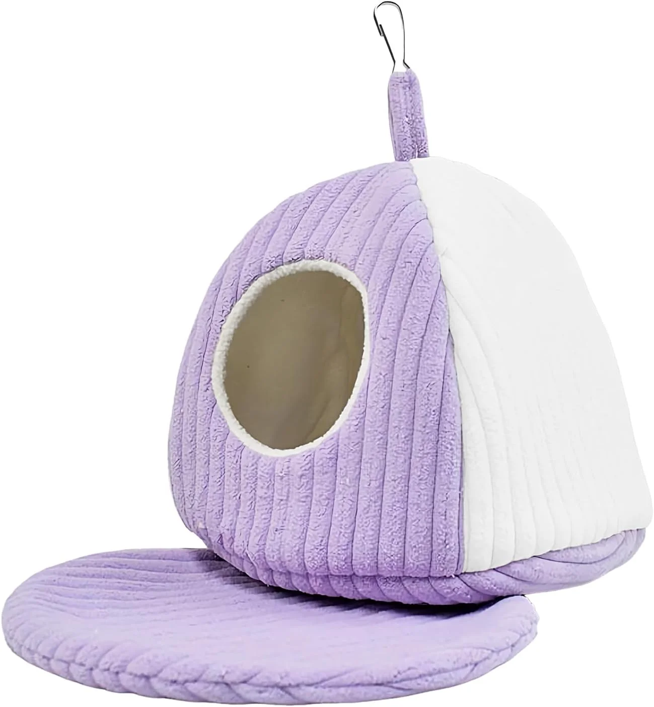 تخت پرنده - لوازم حیوانات خانگی لانه غار گرم، لانه تخت پرنده - برای طوطی های کوچک و متوسط ​​داخلی و خارجی فنچ کاکتیل کانور خاکستری آفریقایی مرغ عشق