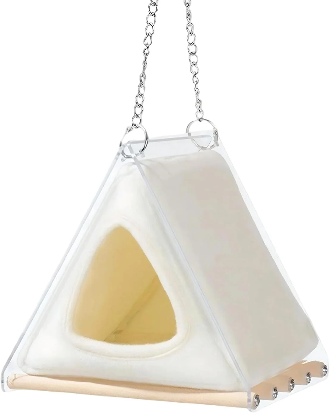 تخت پرنده - خانه گرم زمستانی مناسب تمام فصول، لانه پرنده طوطی، غار پرنده، هاموک | مناسب برای طوطی برزیلی، عروس هلندی، کانور، کاکادو، کاسکو، ماکائو، استفاده در فضای داخلی و خارجی