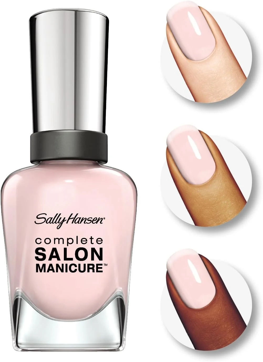 لاک ناخن سالن منیکور کامل Sally Hansen - Shell We Dance?، یک لاک ناخن صورتی کم رنگ و شفاف، 14.7 میلی لیتر لاک ناخن سالن منیکور کامل Sally Hansen - Shell We Dance?، یک لاک ناخن صورتی کم رنگ و شفاف، 14.7 میلی لیتر