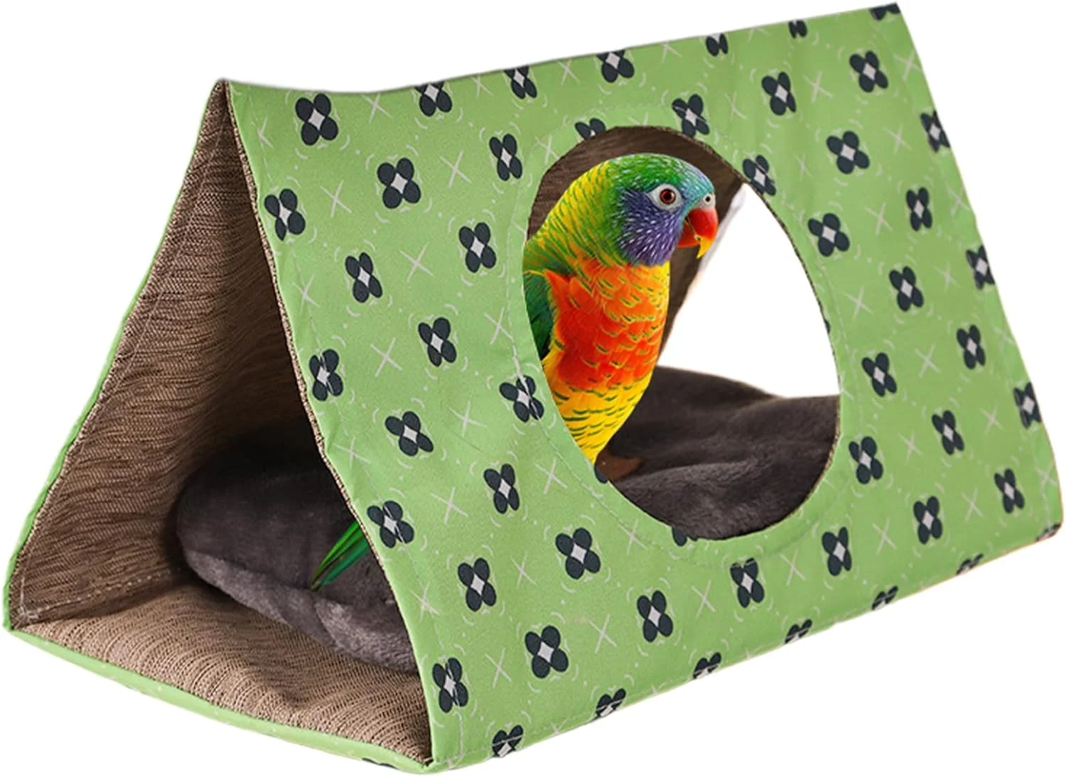 تخت آویز پرنده برای قفس | خانه آویز طوطی راحت | لوازم جانبی قفس حیوانات خانگی، خانه خواب پرنده برای مرغ عشق، راهبه، گنجشک، عروس هلندی، فنچ، مرغ مینا