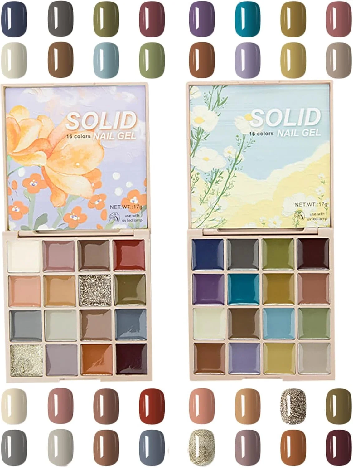 لاک ژل جامد ناخن، بسته 2 عددی 16 رنگ خنثی و نود، لاک ژل جامد اکلیلی با رنگ پوست، پالت لاک ژل UV، خیساندن، کیت هنر ناخن LED سالن DIY خانگی نیمه دائمی، ست لاک پودینگ ناخن لاک ژل جامد ناخن، بسته 2 عددی 16 رنگ خنثی و نود، لاک ژل جامد اکلیلی با رنگ پوست، پالت لاک ژل UV، خیساندن، کیت هنر ناخن LED سالن DIY خانگی نیمه دائمی، ست لاک پودینگ ناخن