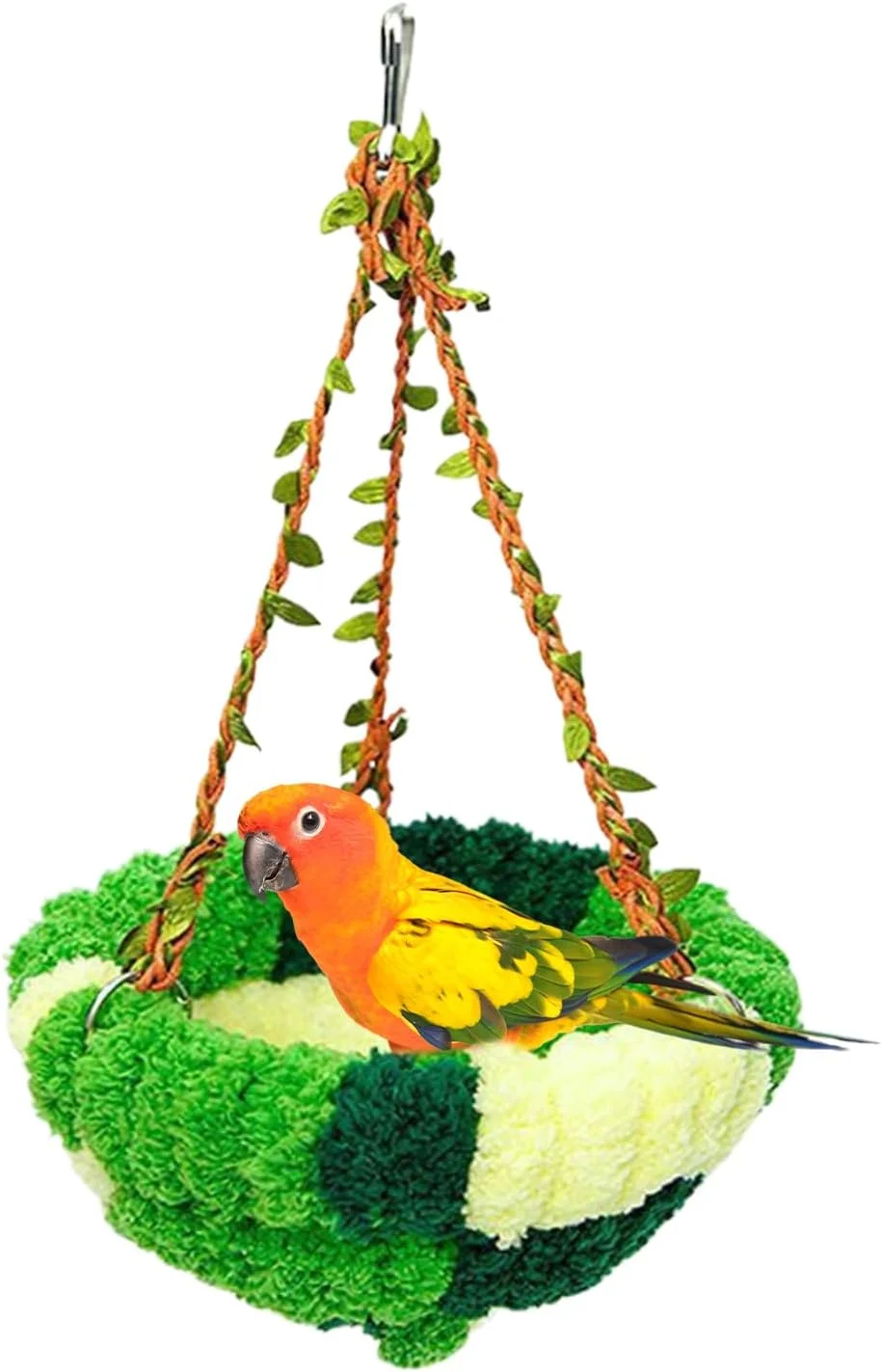 لانه گرم پرنده، لانه مخملی گرم پرنده زمستانی - لوازم حیوانات خانگی برای نشیمن، خوابیدن، پنهان شدن، لانه سازی، بازی، قفس پرندگان، غذا خوردن، استراحت کردن، نگهداری و پرورش در فضای باز