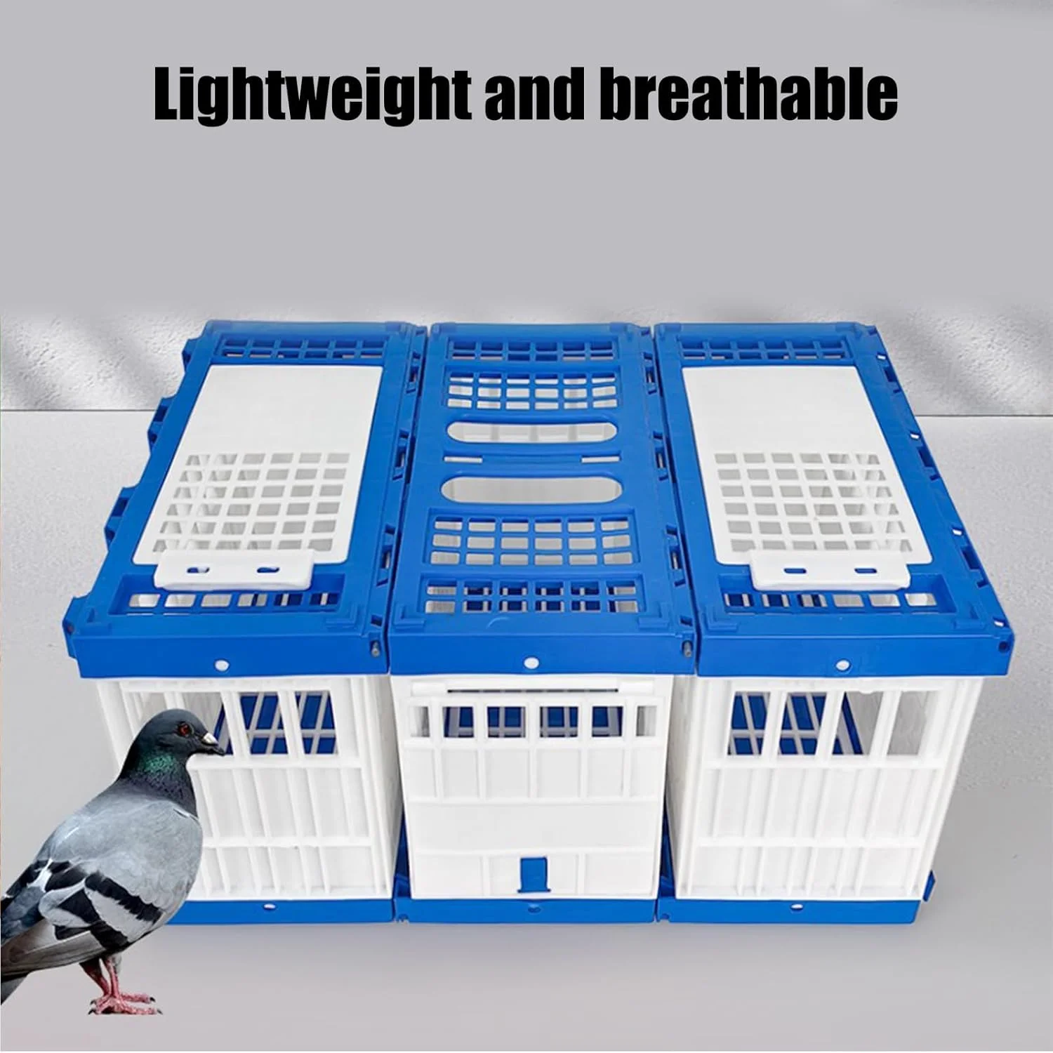 قفس تمرینی قابل انباشت برای پرندگان کوچک، نصب آسان، طراحی قابل اتصال، ایده آل برای کبوترهای مسابقه ای و طوطی ها، قفس پرنده با مونتاژ آسان