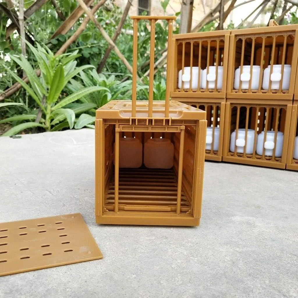 قفس پرنده خلاقانه جداشدنی، حمل آسان، قفس حمل پرنده کوچک، قفس پرنده پلاستیکی، لوازم جانبی قفس پرنده