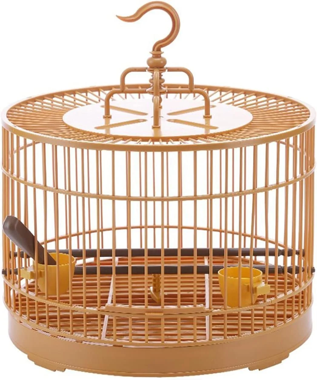 قفس پرنده قفس پرنده حامل تنفسی مسافرتی قفس پرنده مونتاژ با فیدر خانه پرنده پلاستیکی پرنده کوچک قفس طوطی لوازم حیوانات خانگی، A، A