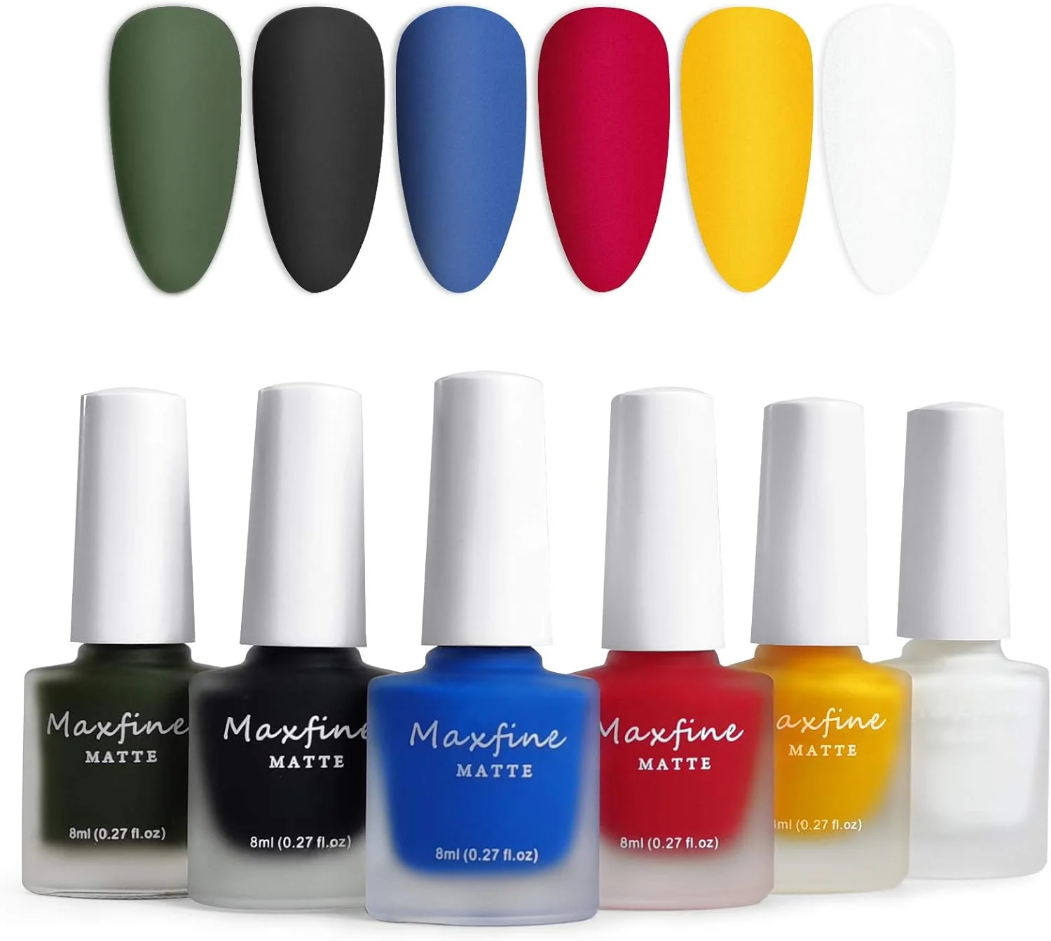 ست لاک ناخن مات LOKFAR در 6 رنگ، ست لاک ژل مخملی با جلوه مات، لاک ناخن مخملی ضد آب با ماندگاری طولانی، مناسب طراحی ناخن 8 میلی لیتر/بطری -#D ست لاک ناخن مات LOKFAR در 6 رنگ، ست لاک ژل مخملی با جلوه مات، لاک ناخن مخملی ضد آب با ماندگاری طولانی، مناسب طراحی ناخن 8 میلی لیتر/بطری -#D