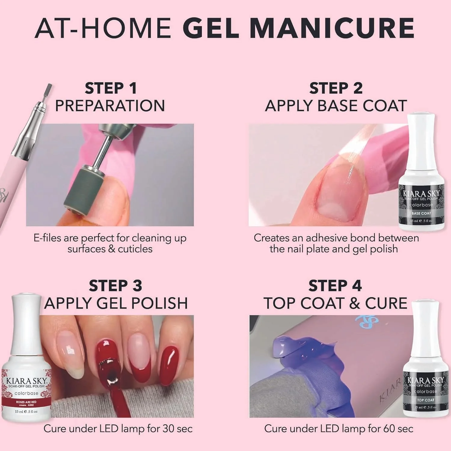 لاک ژل کیارا اسکای - (زندگی ساده)