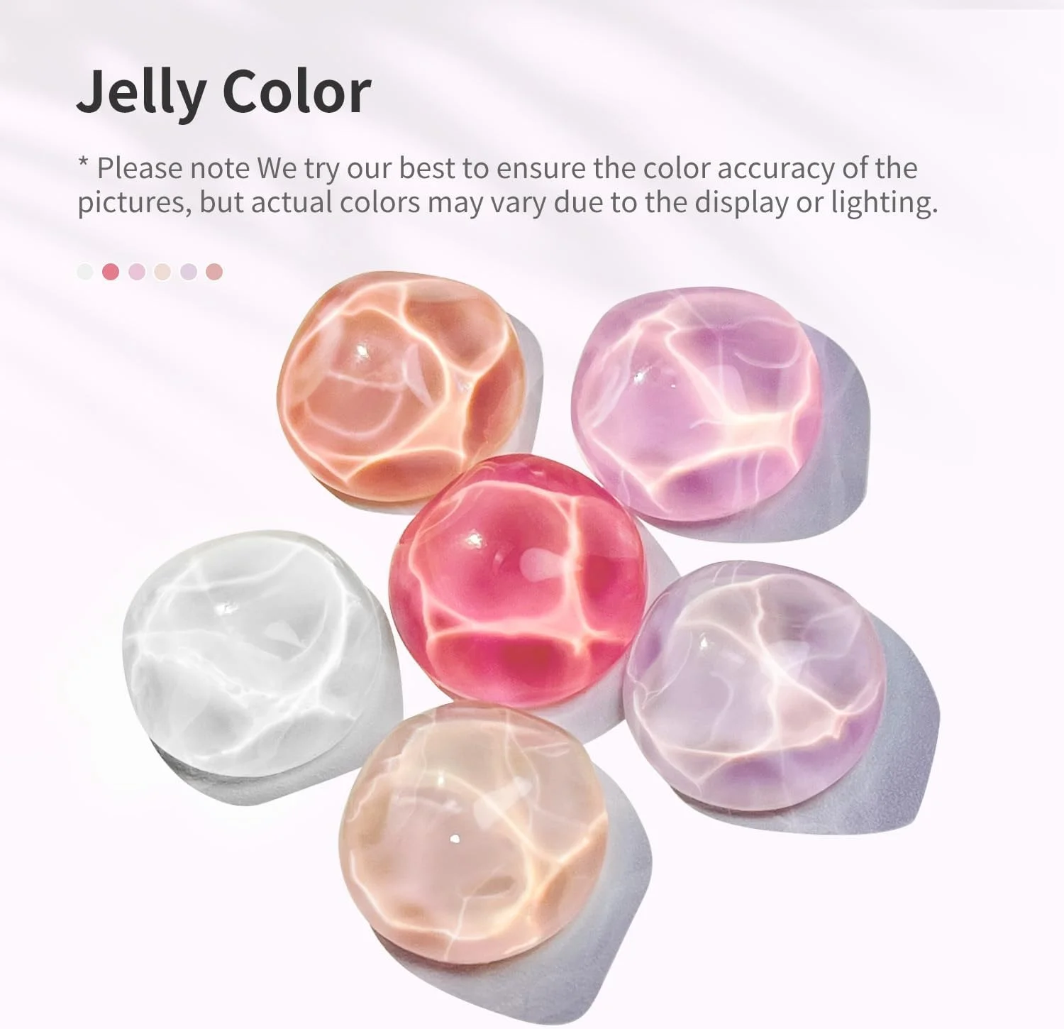 مجموعه لاک ژل ژله ای ۱۰ میل جادسون، ۶ رنگ پاستیلی شامل سفید، قرمز پاستیلی، صورتی ملایم، کالباسی طبیعی، بنفش پاستیلی، صورتی شاداب و بنفش، مناسب برای طراحی ناخن و قابل استفاده با دستگاه LED مجموعه لاک ژل ژله ای ۱۰ میل جادسون، ۶ رنگ پاستیلی شامل سفید، قرمز پاستیلی، صورتی ملایم، کالباسی طبیعی، بنفش پاستیلی، صورتی شاداب و بنفش، مناسب برای طراحی ناخن و قابل استفاده با دستگاه LED