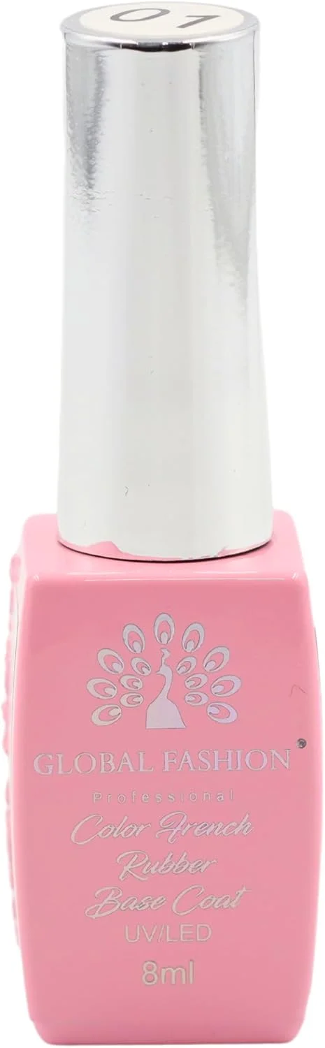 لاک پایه نئون رویایی گلوبال فشن! لاک پایه نئون (8 میلی لیتر) - وگان، بدون تست حیوانی، مقاوم در برابر لب پر شدن. تقویت کننده ناخن های سالم، مناسب برای لاک ژل های بادوام | (09، 8 میلی لیتر)