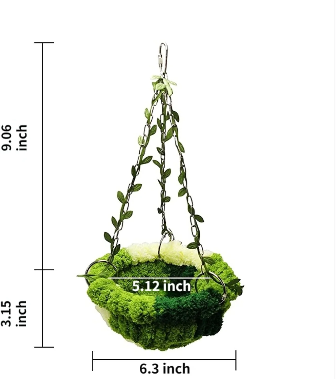 اسباب بازی لانه پرنده حصیری تاب دار طوطی، 2 عدد تاب آویز لانه پرنده با زنگوله، لوازم جانبی قفس پرنده برای کاکادو، مرغ عشق، عروس هلندی، فنچ
