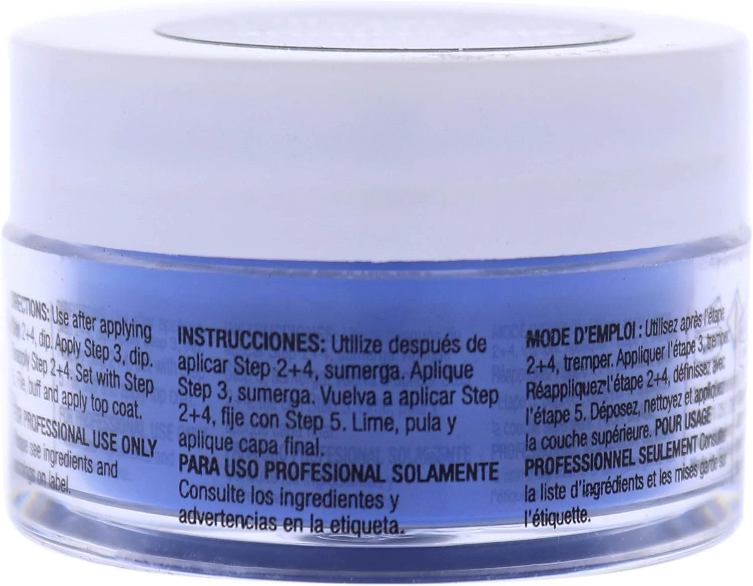 پودر لاک ناخن Cuccio Pro - آبی جوهری - لاک ناخن برای مانیکور و پدیکور، استفاده/حذف آسان و سریع - بدون نیاز به نور LED/UV - غیر سمی، بدون بو، دارای رنگدانه بالا - 14 گرم