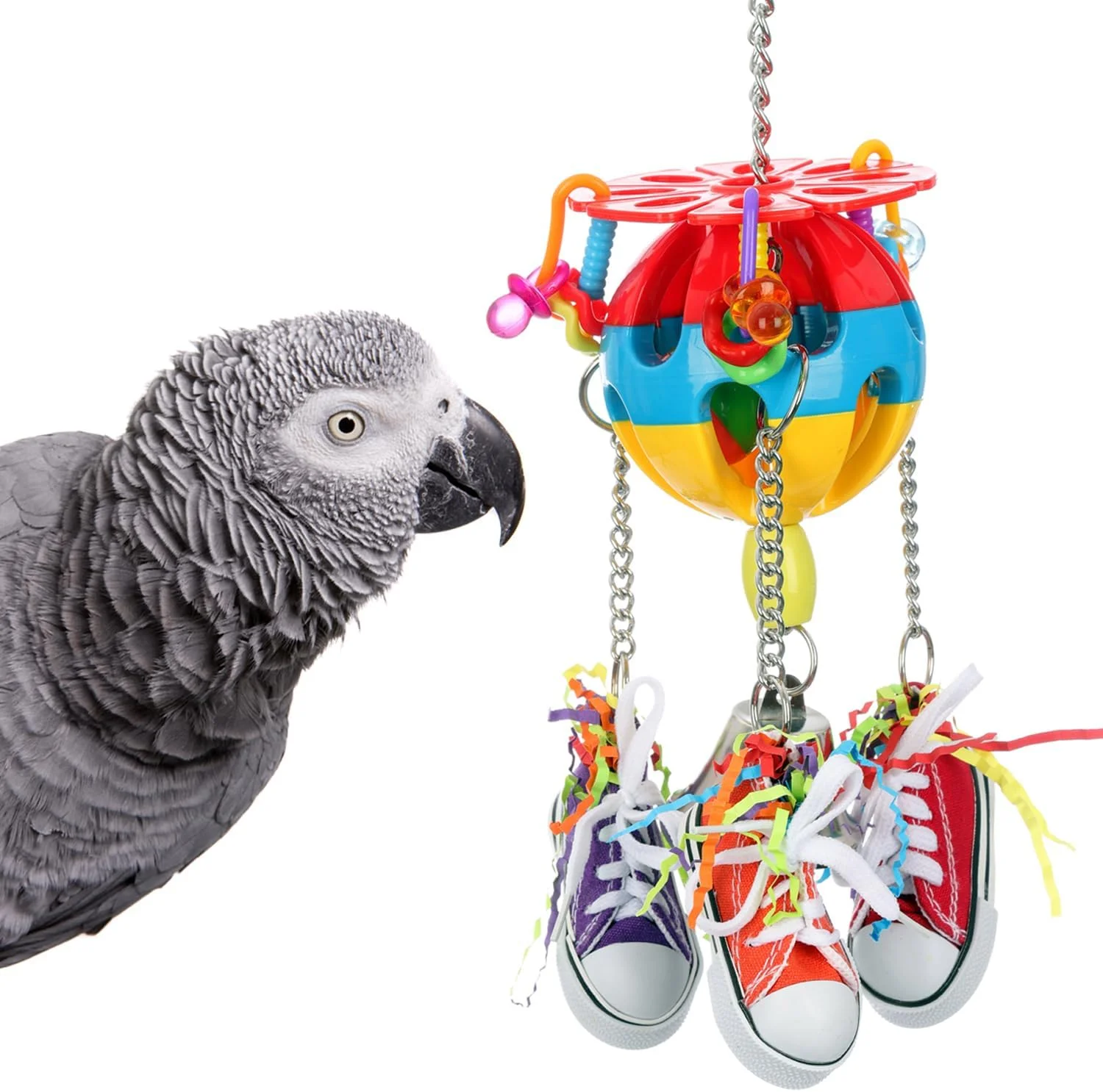 اسباب بازی توپ ضربه ای پرندگان سوپر برد کریشنز مدل SB1105، سایز متوسط/بزرگ، 30.5 در 10 سانتی متر