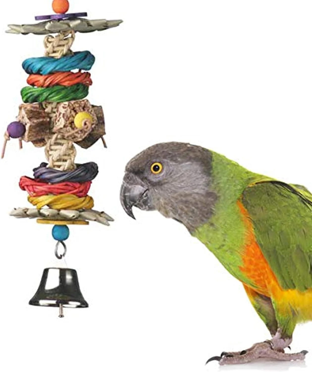 اسباب بازی پرندگان Super Bird Creations مدل Jungle Stick SB1097، سایز متوسط