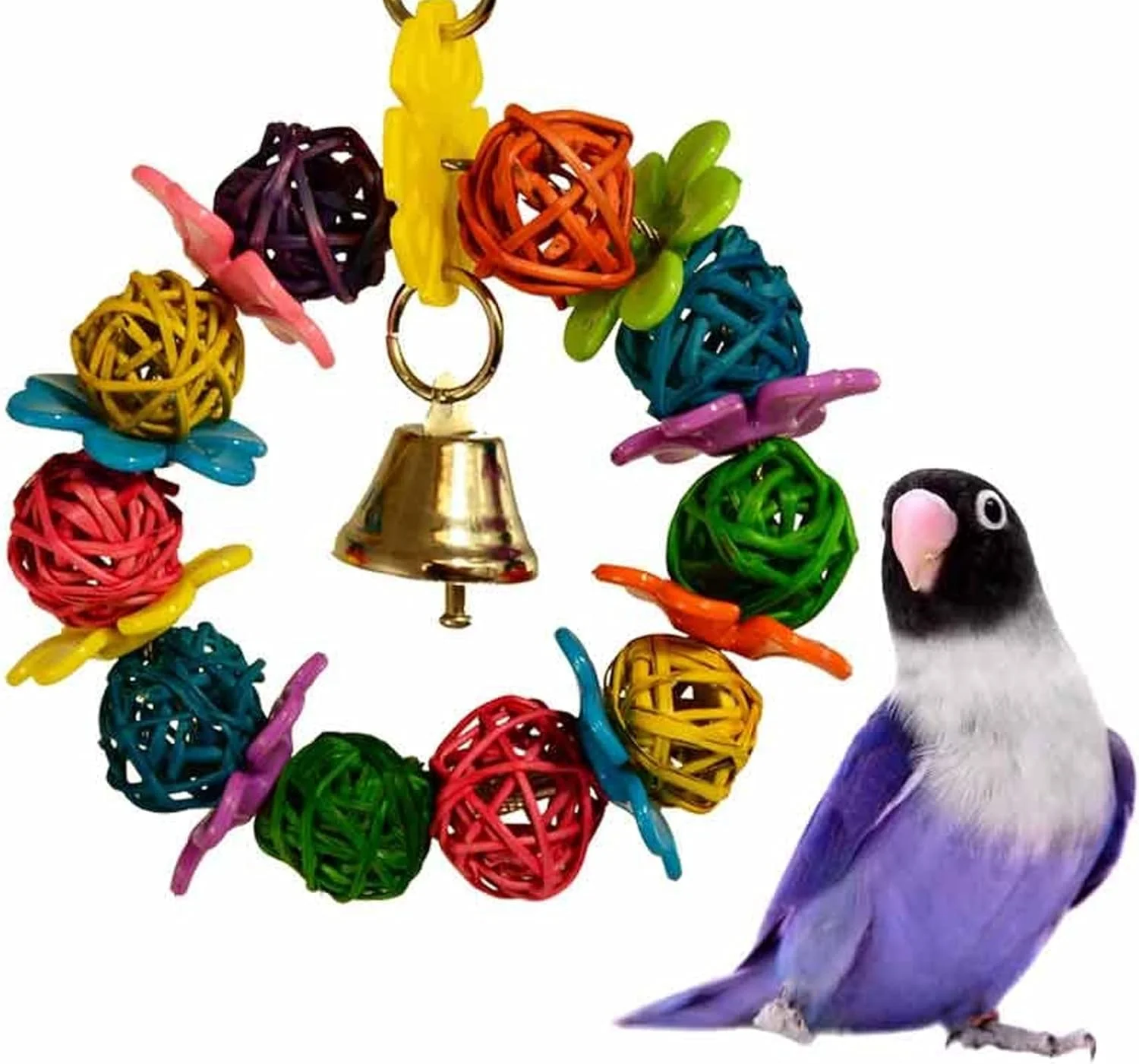 اسباب بازی حلقه گل آفتابگردان Super Bird Creations برای پرندگان