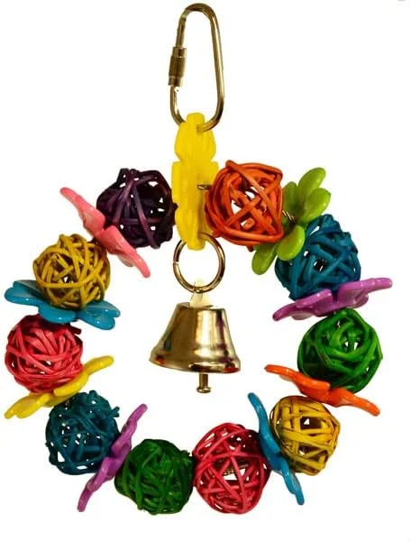 اسباب بازی حلقه گل آفتابگردان Super Bird Creations برای پرندگان