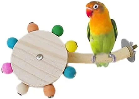 اسباب بازی چرخشی پرنده - اسباب بازی چوبی چرخشی پرنده، میله نشیمن و استند ژیمناستیک پرندگان، اسباب بازی های سرگرم کننده قفس، لوازم جانبی قفس چوبی برای کانور، پاراکیت، باجی، عروس هلندی (S) اسباب بازی چرخشی پرنده - اسباب بازی چوبی چرخشی پرنده، میله نشیمن و استند ژیمناستیک پرندگان، اسباب بازی های سرگرم کننده قفس، لوازم جانبی قفس چوبی برای کانور، پاراکیت، باجی، عروس هلندی (S)