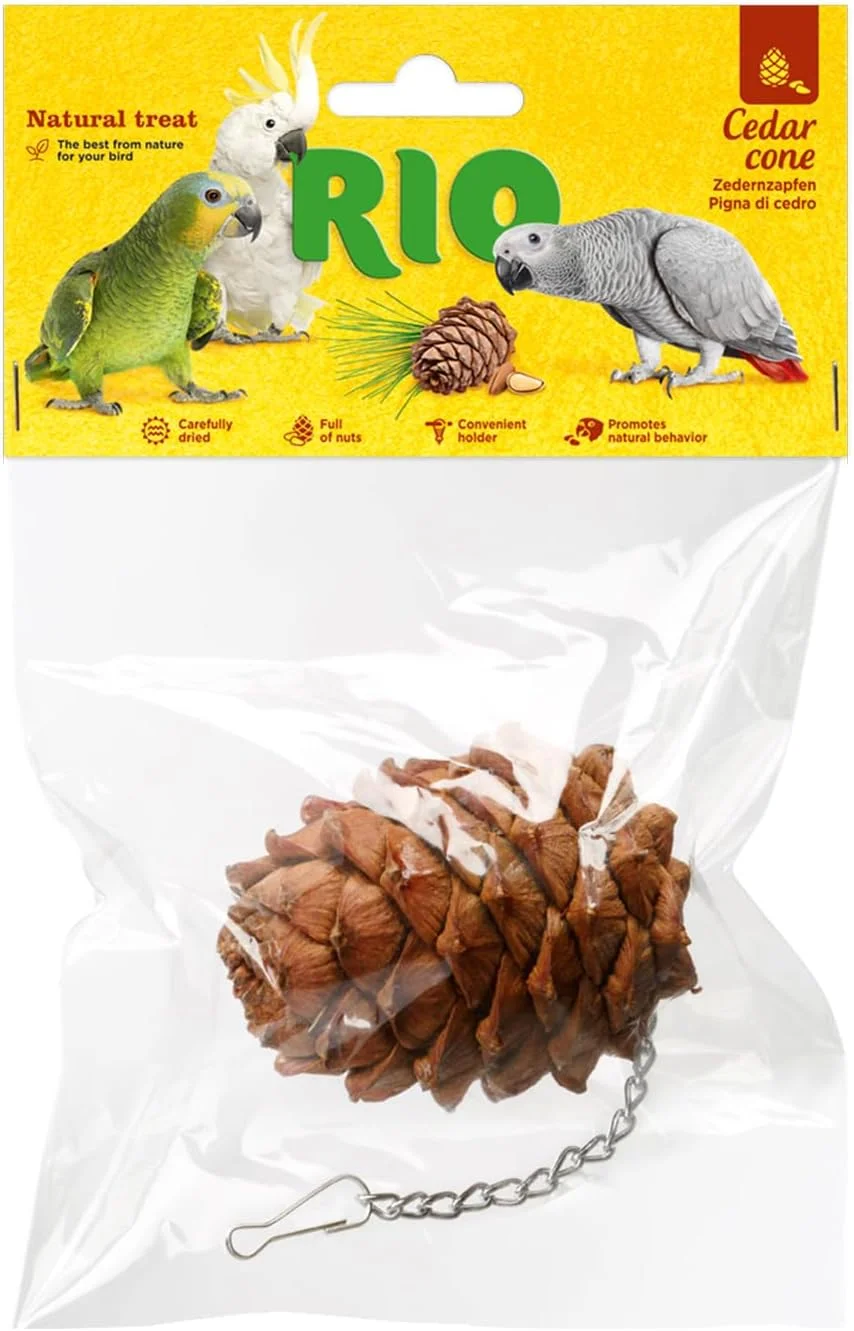 اسباب بازی مخروط سدر RIO برای پرندگان اسباب بازی مخروط سدر RIO برای پرندگان