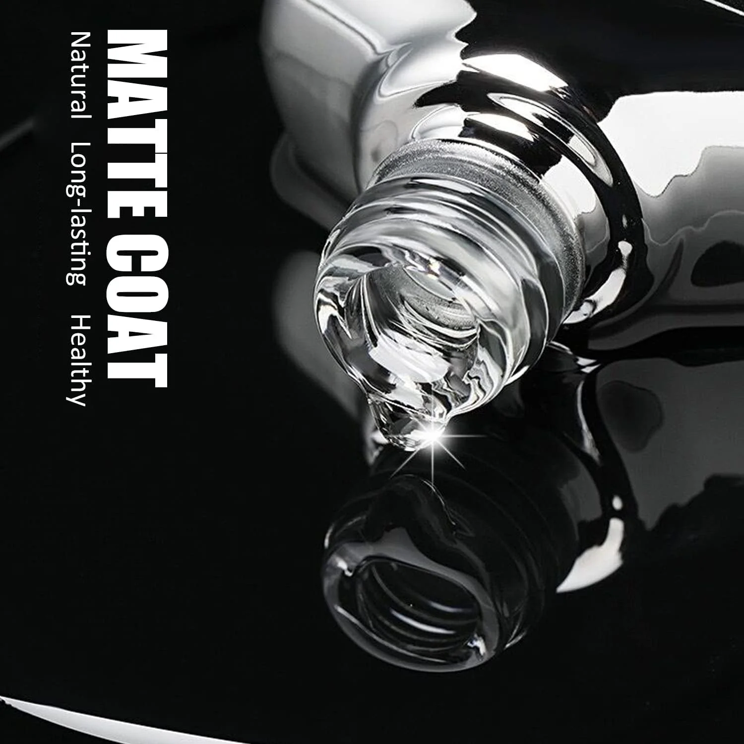 تاپ کت ژل مات ویشین، 16 میلی لیتر، بدون نیاز به پاک کردن، لاک ژل مات، ماندگاری طولانی برای طراحی ناخن، مناسب برای استفاده در خانه و سالن