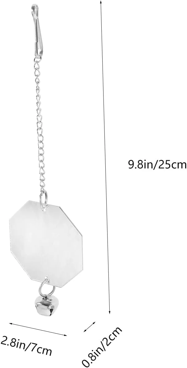 آینه اسباب بازی طوطی نولیتوی، آینه اسباب بازی پرنده، اسباب بازی طوطی برزیلی، آینه اسباب بازی طوطی برزیلی، لوازم جانبی پرنده، اسباب بازی طوطی، آینه بزرگ، قفس طوطی، زنجیر آویز، آینه پرنده، لوازم طوطی، اکریلیک