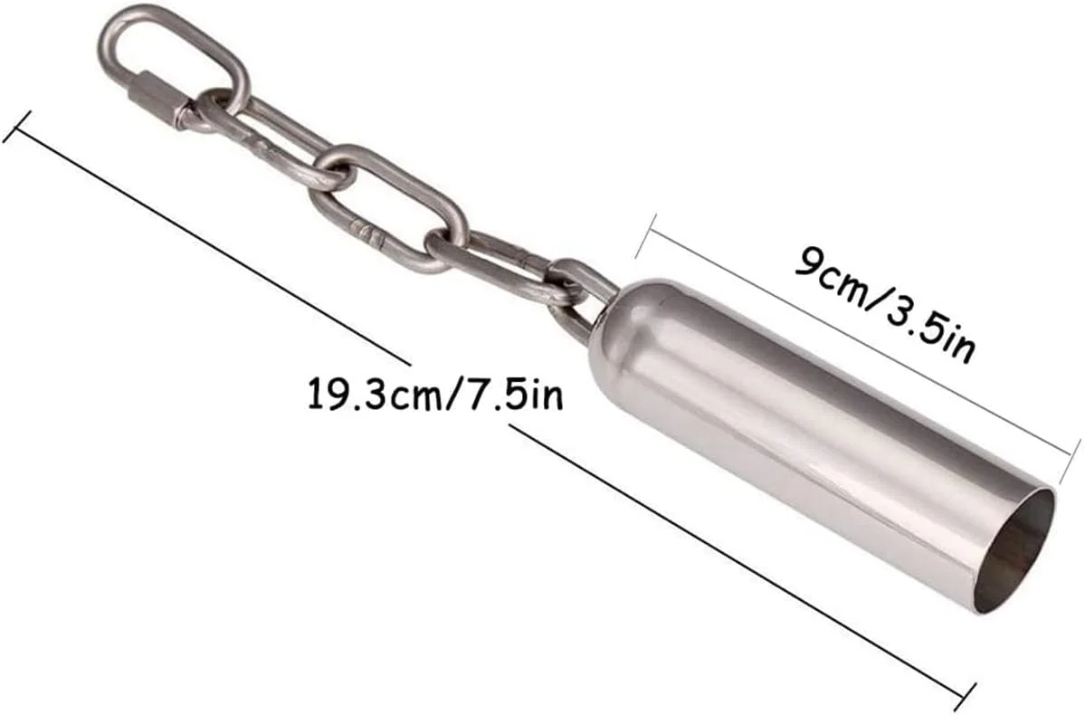 اسباب بازی زنگوله ای استیل مامو بیر برای پرندگان، کوچک