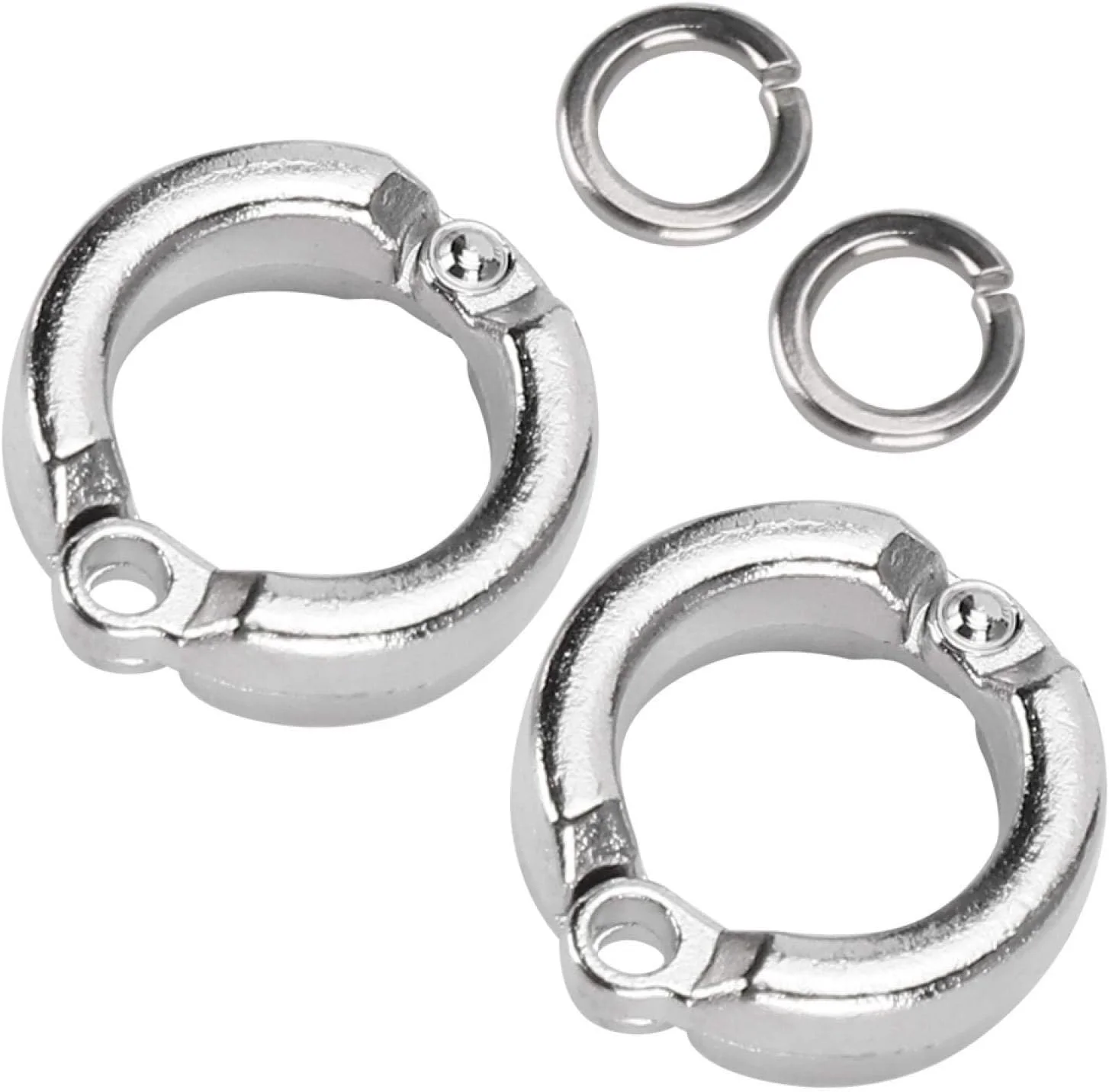 حلقه پای آموزش طوطی Naroote، حلقه پای آلیاژی، حلقه پای پرندگان برای طوطی ها (سایز 12)