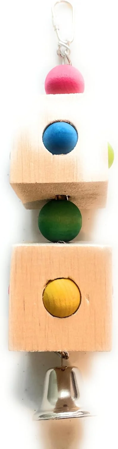 اسباب بازی پرندگان Mighty Bird Toys مدل Balsa Time مناسب پرندگان کوچک و متوسط