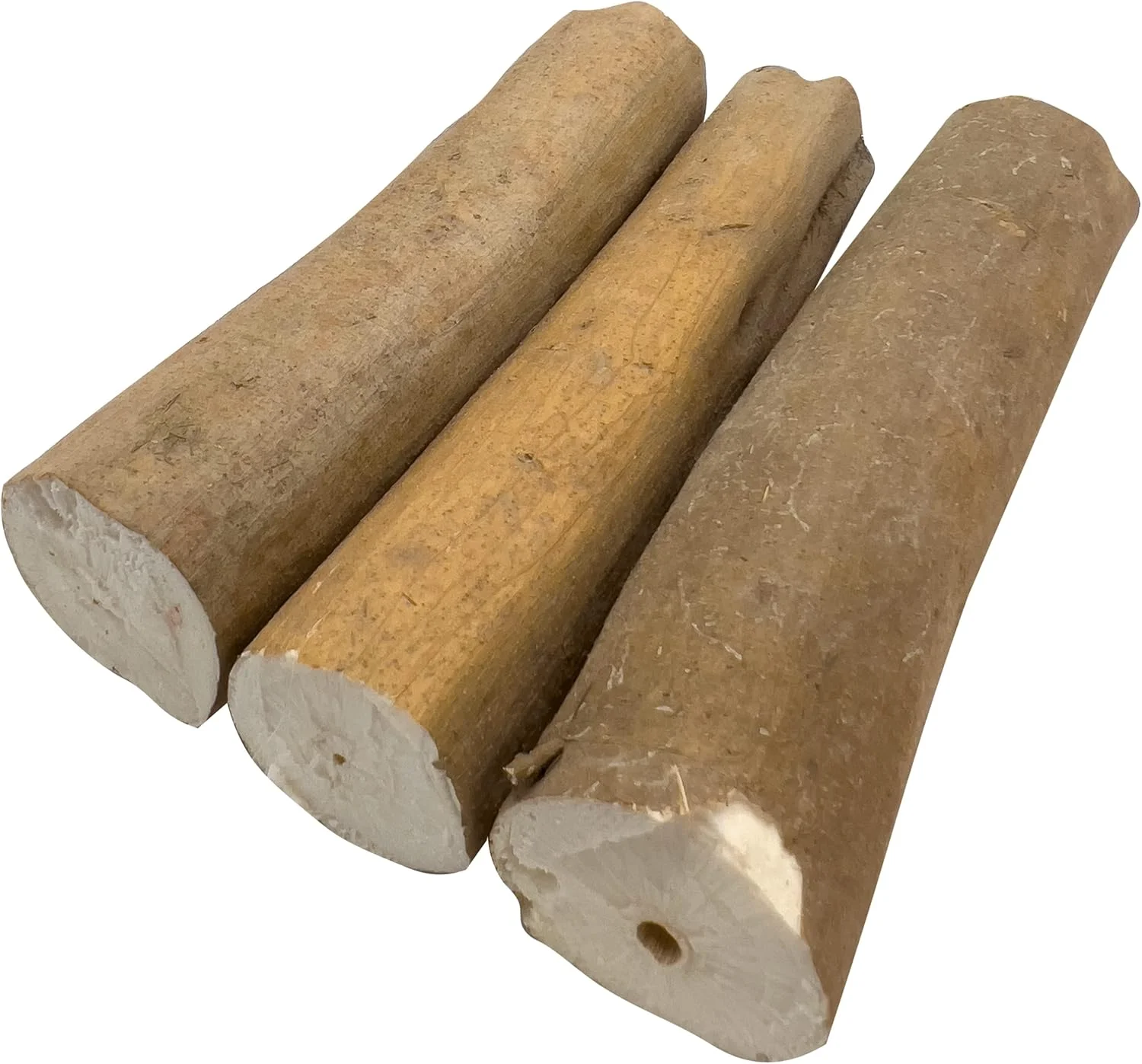 M&M 5514 Pk4 Bark Sola Logs - اسباب بازی های چوبی سبک وزن و جویدنی برای پای پرندگان، جویدن آسان، کاربردهای متنوع، قابلیت خرد شدن، سرگرمی جستجوگری، عالی برای حیوانات خانگی کوچک و متوسط