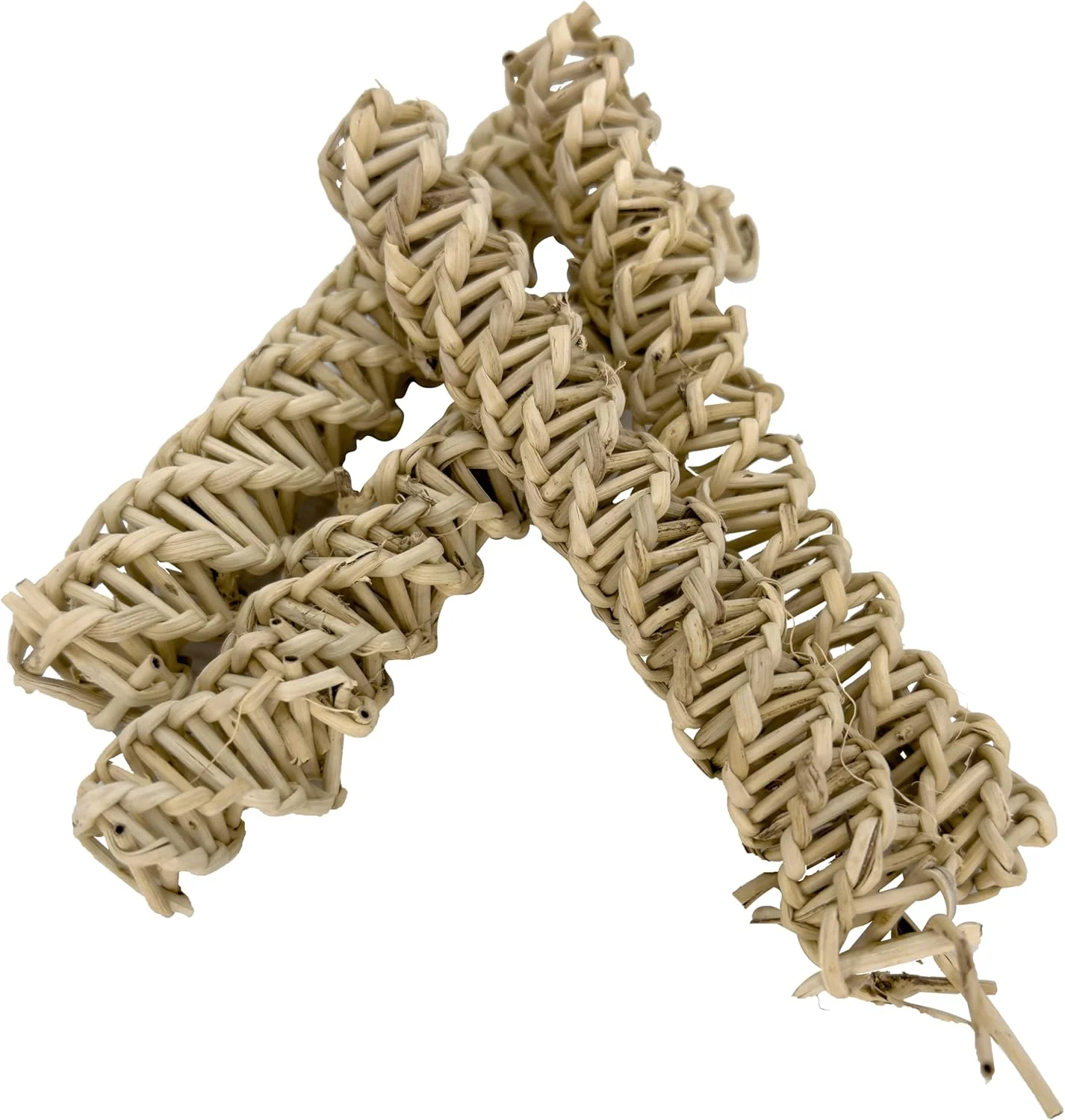 اسباب بازی های پرنده ماندارین 5309 بسته 8 تایی پیچک های بزرگ - نردبان پا از جنس پیچک طبیعی بافته شده با دست، جویدن و شکستن آسان، دارای تکه های کوچک پیچک فراوان، دارای خوراکی های چوبی در داخل، مناسب برای پرندگان کوچک و متوسط جثه مانند مرغ عشق و کویکر