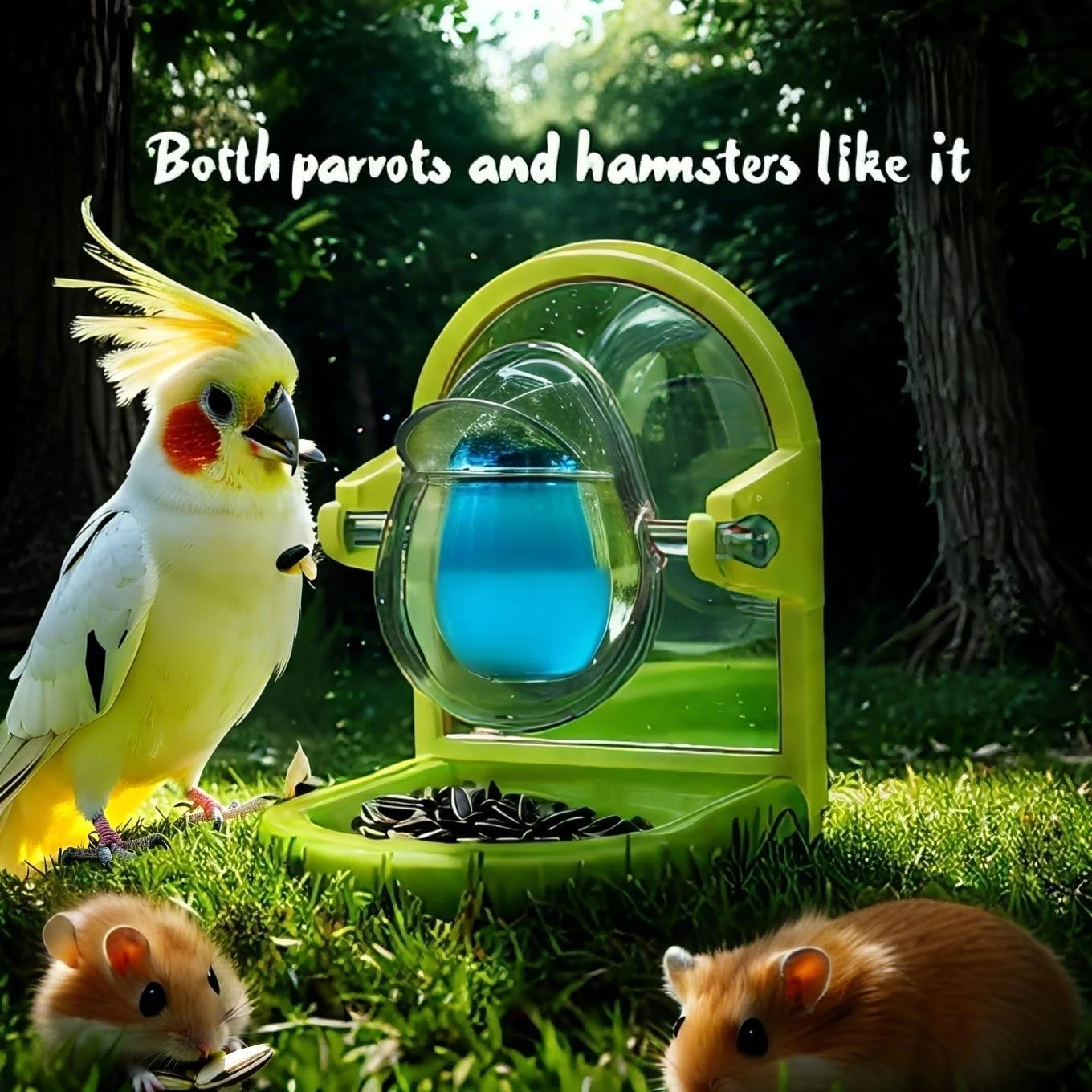 اسباب بازی پخش خوراکی kcrygogo با آینه برای طوطی، اسباب بازی های هوش قفس رشد، مناسب برای طوطی برزیلی، عروس هلندی، کانور، کاسکو (1 عدد رنگ تصادفی)