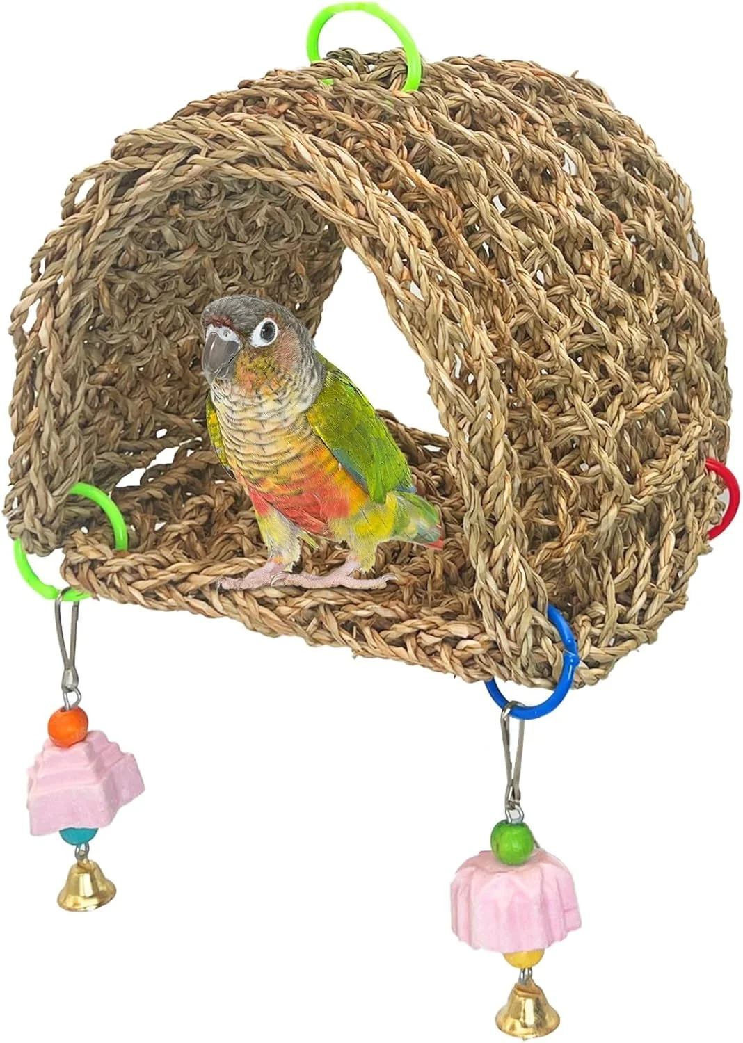 چادر پناهگاه پرنده Kathson از علف دریایی، لانه هاموک حیوانات کوچک، اسباب بازی قفس طوطی برای مرغ عشق، عروس هلندی، باجریگار، گردن حلقه ای، پیونوس، سنگال، پرندگان کوچک تا متوسط چادر پناهگاه پرنده Kathson از علف دریایی، لانه هاموک حیوانات کوچک، اسباب بازی قفس طوطی برای مرغ عشق، عروس هلندی، باجریگار، گردن حلقه ای، پیونوس، سنگال، پرندگان کوچک تا متوسط