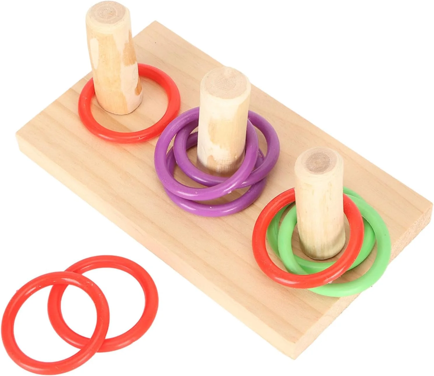 اسباب بازی حلقه ای رومیزی جیاوو، اسباب بازی حلقه ای جویدنی پرنده رنگارنگ و غیر سمی برای آموزش مرغ عشق (حلقه 5 سانتی متری) اسباب بازی حلقه ای رومیزی جیاوو، اسباب بازی حلقه ای جویدنی پرنده رنگارنگ و غیر سمی برای آموزش مرغ عشق (حلقه 5 سانتی متری)