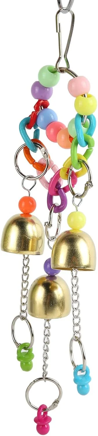 اسباب بازی طوطی با زنگوله، مقاوم در برابر جویدن و کاهنده اضطراب