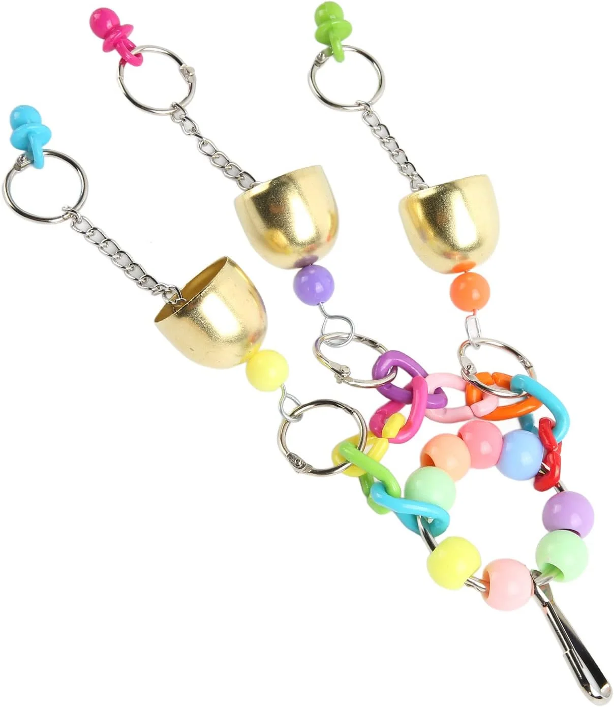 اسباب بازی طوطی با زنگوله، مقاوم در برابر جویدن و کاهنده اضطراب