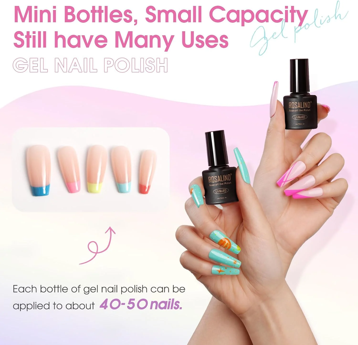 ست لاک ژل 30 عددی ROSALIND، کیت لاک ژل 26 رنگ کلاسیک با بیس کت براق و مات و ست لاک ناخن ژلی اکلیلی، مجموعه تمام فصل ها، هدیه برای خانم ها