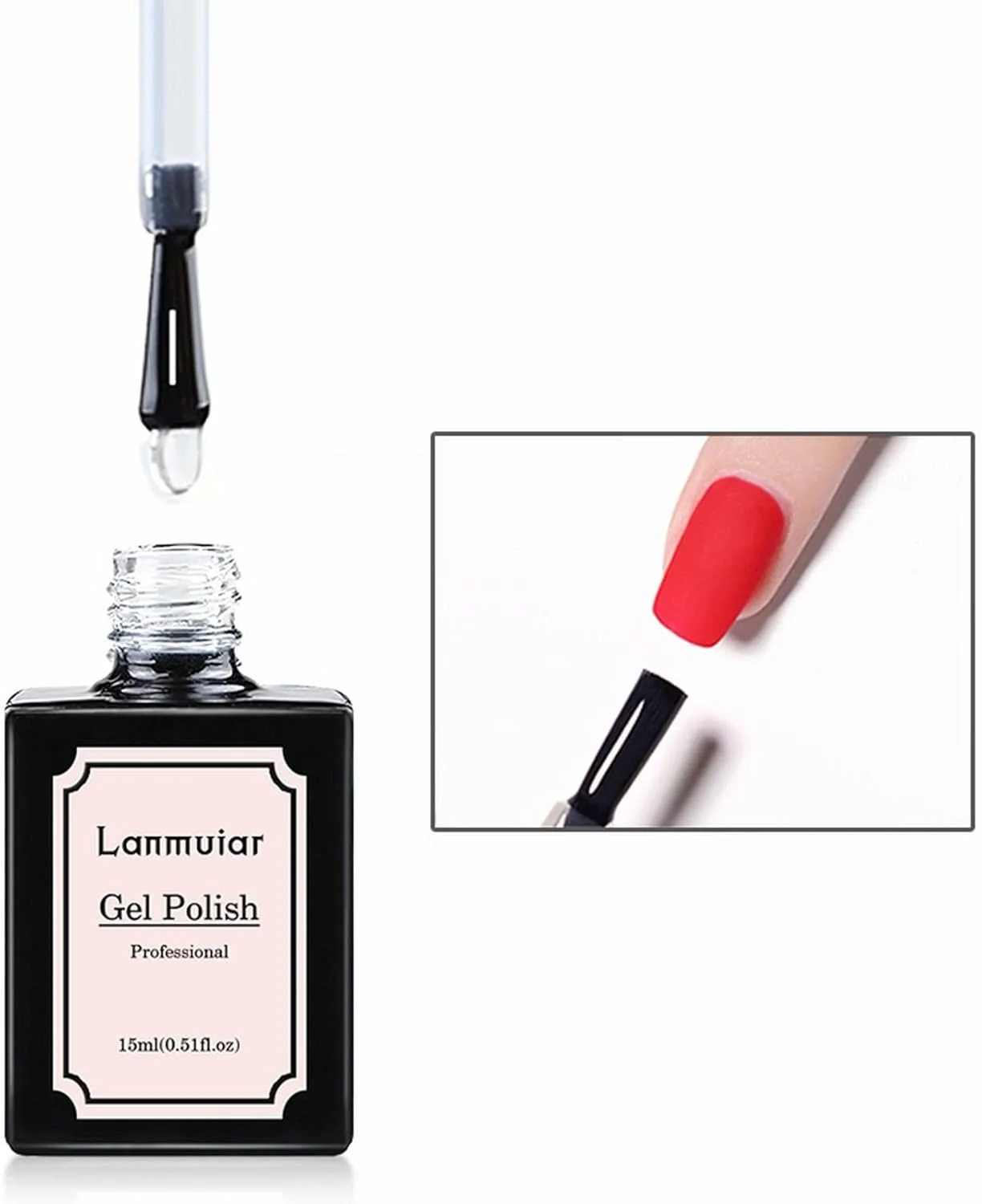 ست لاک ژل تاپ کت، بیس کت ژل شفاف و تاپ کت براق 15 میلی لیتری، چسب تقویت کننده، لایه سیل مات، لاک ژل تاپ کت و بیس کت