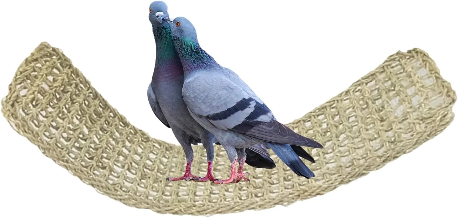 حصیر علف دریایی برای پرندگان - نردبان طنابی صعودی طوطی | اسباب بازی های جویدنی تزئینی، برای عروس هلندی، کانور، مرغ عشق، همستر، اژدهای ریش دار، حیوانات کوچک، ورزش، پاسیو، بالکن